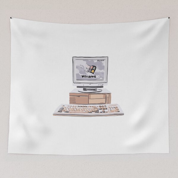 Item preview, 90s Computer designed and sold by extinctionmart.