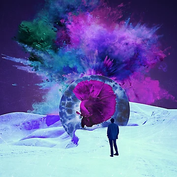 Artwork thumbnail, Exploding Sky by PopVelvet