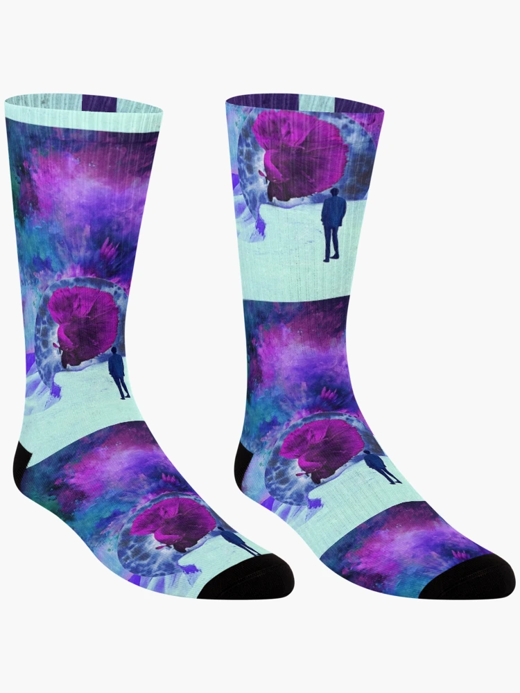 Thumbnail 3 of 5, Socks, Exploding Sky designed and sold by PopVelvet.