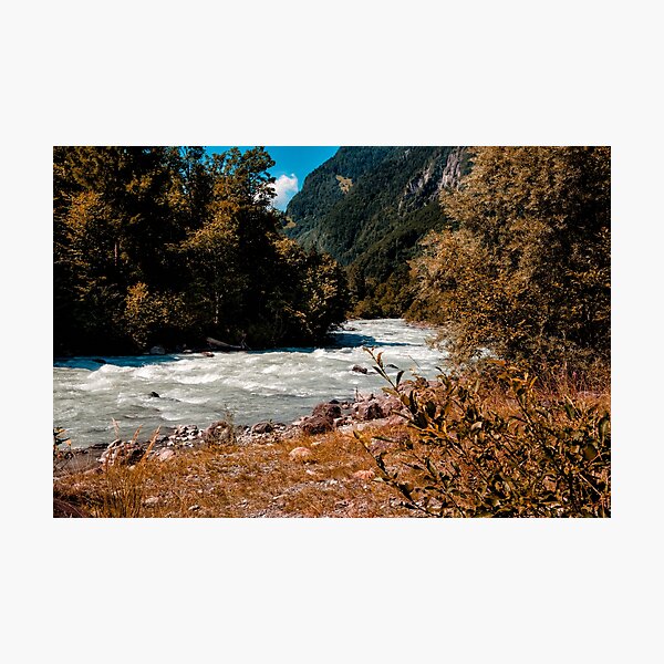 Item preview, Powerful mountain river flows through the valley. Jungfrau region, Switzerland designed and sold by svanaerschot.
