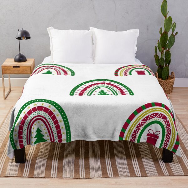 Item preview, Christmas Boho Rainbows pattern designed and sold by LaBelezoka.
