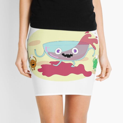 Adventure Time Candy Party Mini Skirt