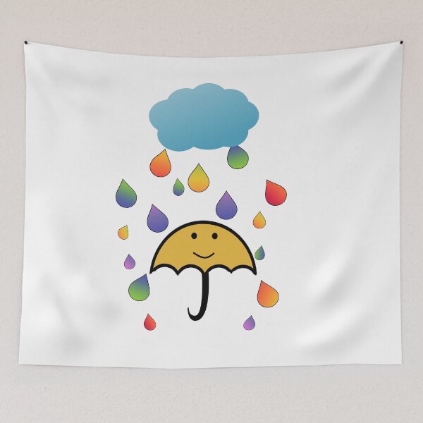 Item preview, Happy Rainbow Raindrops designed and sold by Timeforplay.