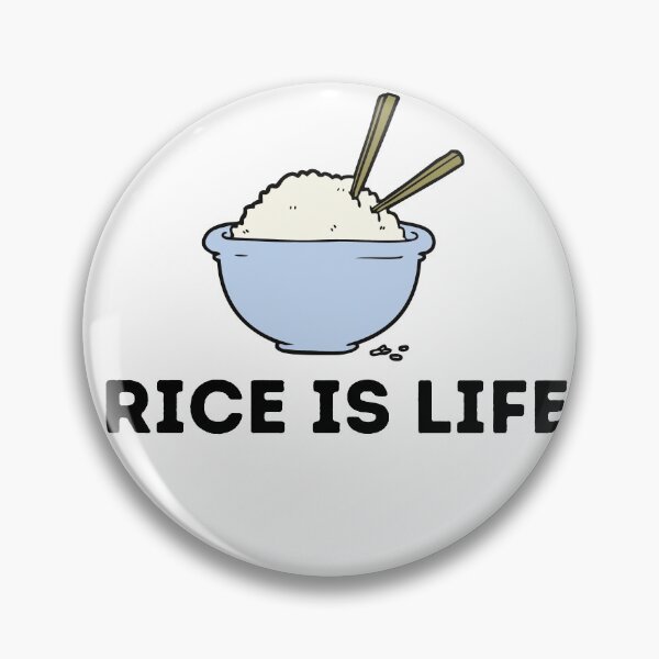 Item preview, Rice is Life, Cute Rice Cooker Asian Food designed and sold by ElizabethMayArt.