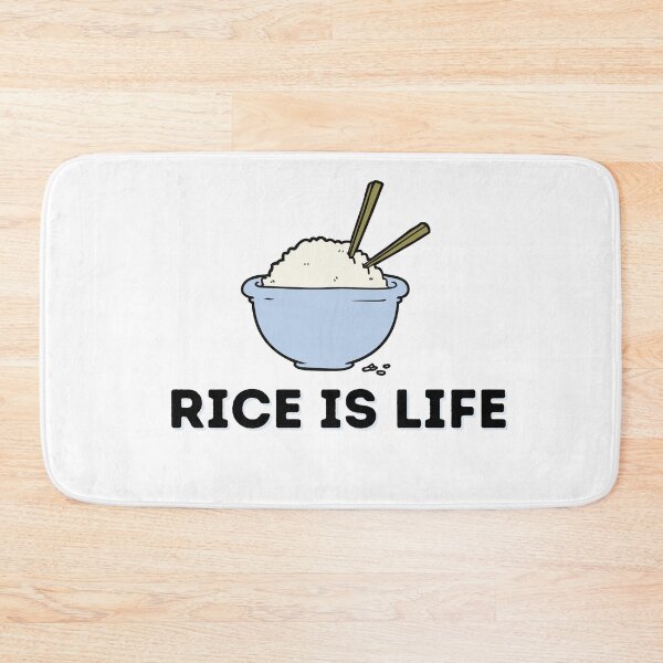 Item preview, Rice is Life, Cute Rice Cooker Asian Food designed and sold by ElizabethMayArt.