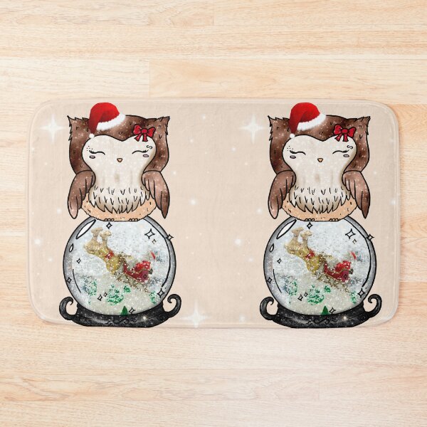 Item preview, Christmas Owl and Crystal Snow Ball Santa Reindeer designed and sold by Jolly-Yosei.