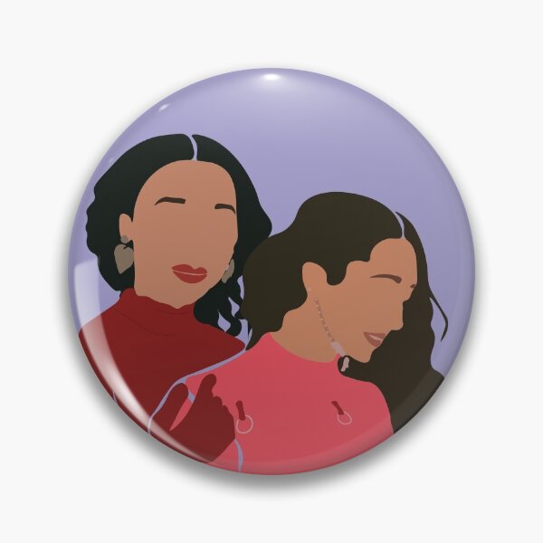 Item preview, Raveena & Hitomi | Colourful Illustration designed and sold by milangfx.