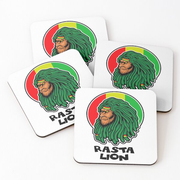 Item preview, Dreadlocks Rasta Lion in Reggae Colors designed and sold by RastaColors.