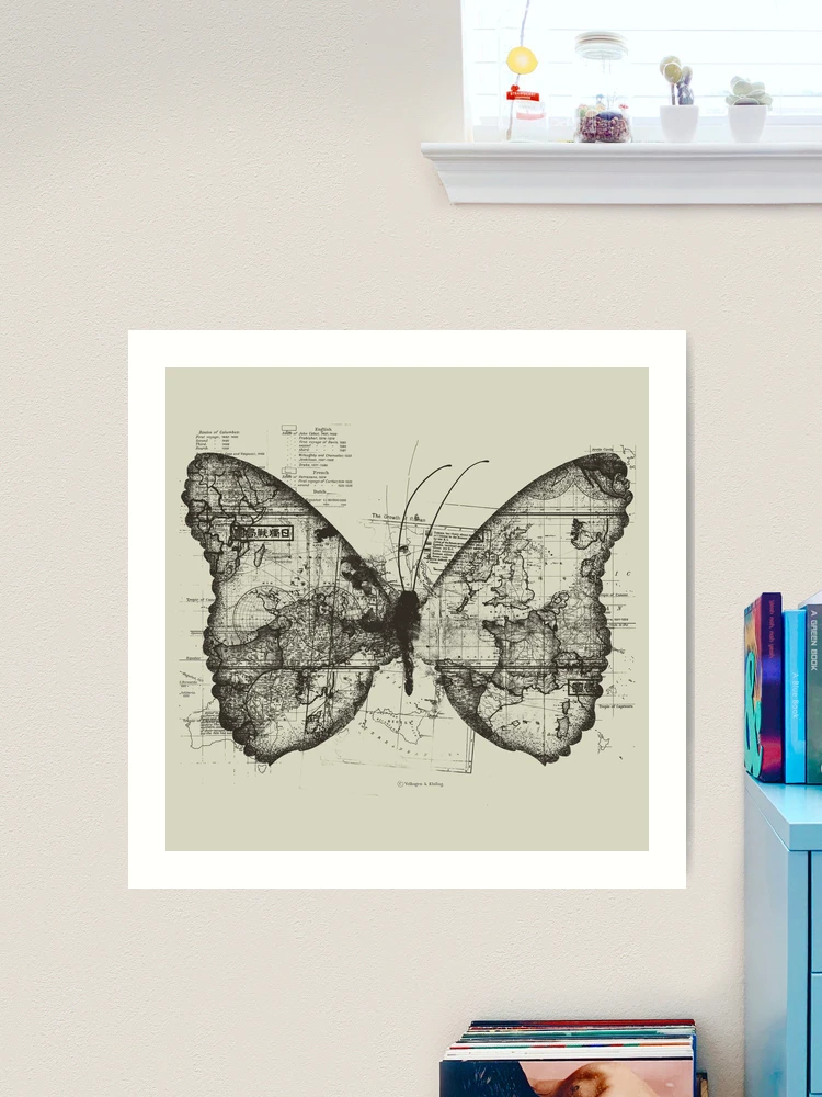 銅版画大作品　Butterfly　effect Butterfly Effect Art Print – Hanging Edges