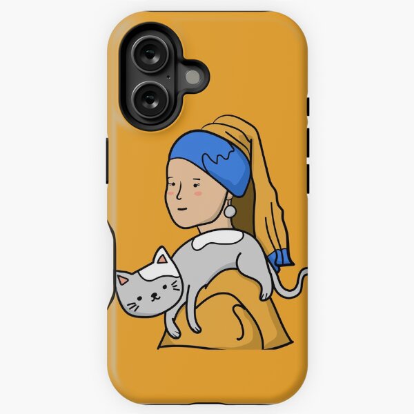 Artikel-Vorschau von Mädchen mit der Perlenohrringkatze, designt und verkauft von cannevas.