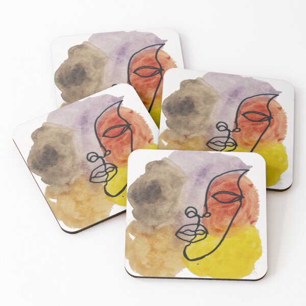 Item preview, obscure watercolor face  designed and sold by arcanicartist.