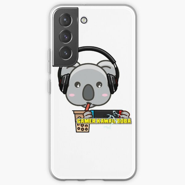 Cute Gamer Cartoon Chibi Kawaii Koala Samsung Galaxy Soft Case