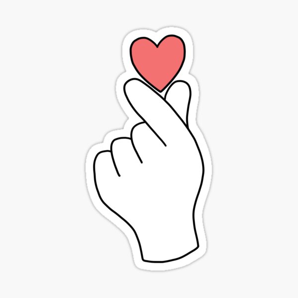 Korean Heart Symbol Sticker