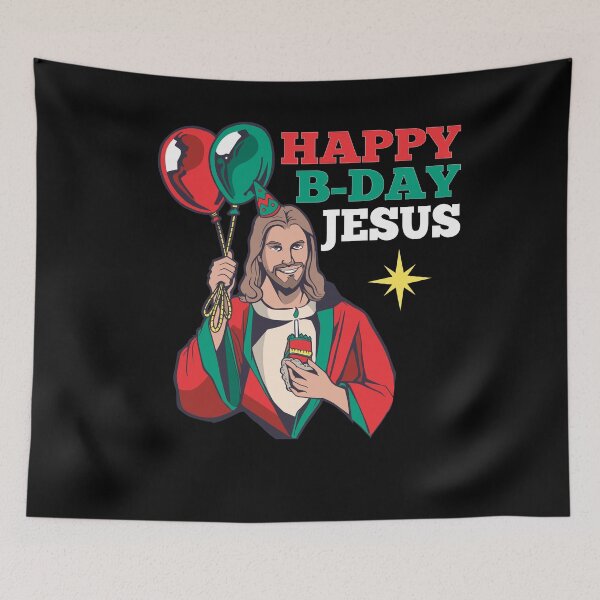 Item preview, Happy Birthday Jesus a Funny Christmas Gift designed and sold by Frosty1489.