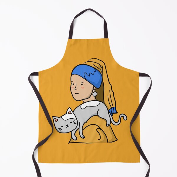 Item preview, Girl with the Pearl Earring Cat designed and sold by cannevas.
