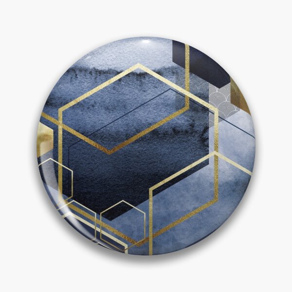 Item preview, Abstract Geo in Blue designed and sold by UrbanEpiphany.