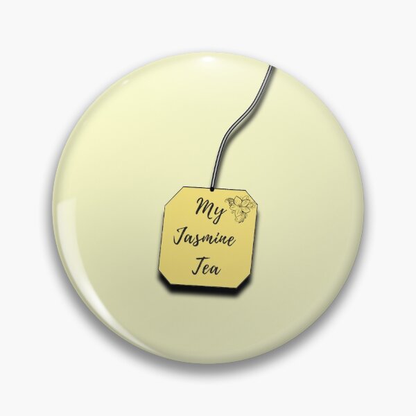 Item preview, My jasmine tea - yellow tea label tag designed and sold by wiwiart.