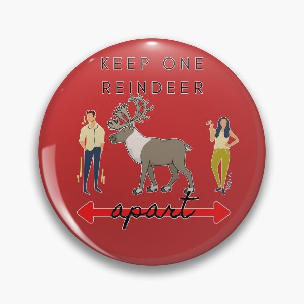Item preview, Keep One Reindeer Apart designed and sold by StephenMollie.
