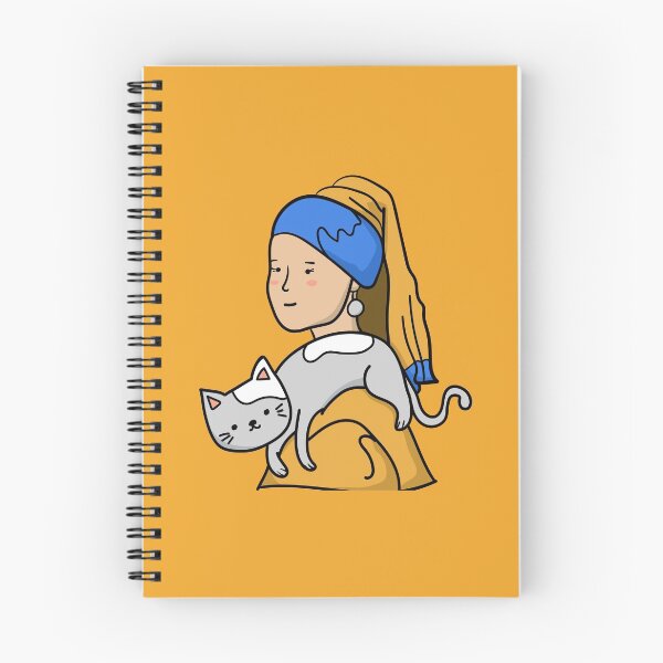 Item preview, Girl with the Pearl Earring Cat designed and sold by cannevas.