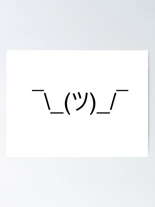 ツ)_/¯