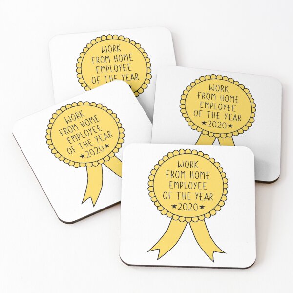 Item preview, Work From Home Employee Of The Year 2020 Medal designed and sold by Zooone.