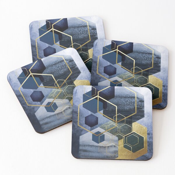 Item preview, Abstract Geo in Blue designed and sold by UrbanEpiphany.