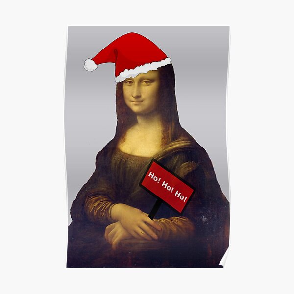 christmas mona lisa