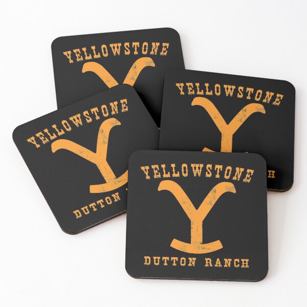 Yellowstone Dutton Ranch - Professional Quality Graphics Coasters (Set of 4)