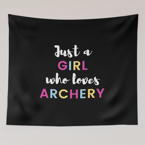 Item preview, Just a girl who loves archery designed and sold by TheGreenGoat.