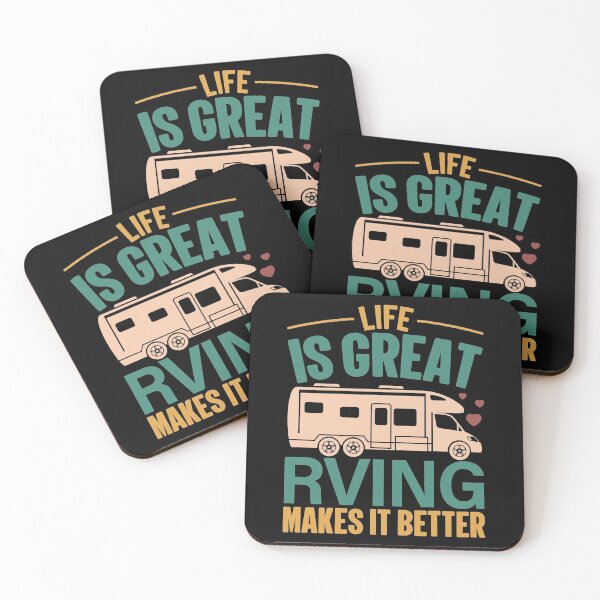 Item preview, Life Is Great RVing Makes It Better Wild And Free designed and sold by GravitiTees.