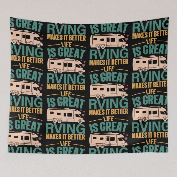 Item preview, Life Is Great RVing Makes It Better Wild And Free designed and sold by GravitiTees.