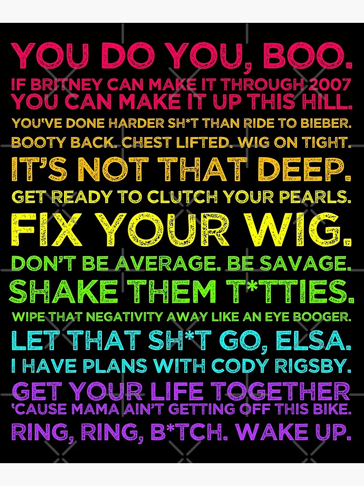 "Cody Rigsby Motivational Quotes - Peloton Neon Inspirational" Mounted