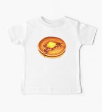 Pancakes Pattern Baby Tee