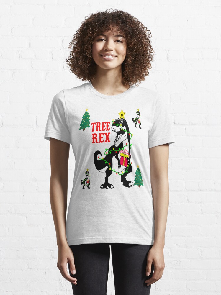 Disover Christmas Dinosaur Tree Rex  Essential T-Shirt