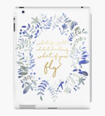 Vinilo o funda para iPad ¿Qué pasa si vuelas una cita floral?