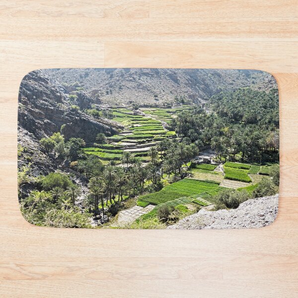 Item preview, Desert Oasis Cultivated Fields Palm Trees Landscape, Oman designed and sold by worldways.