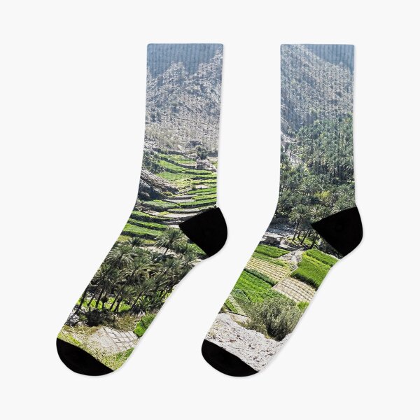 Item preview, Desert Oasis Cultivated Fields Palm Trees Landscape, Oman designed and sold by worldways.