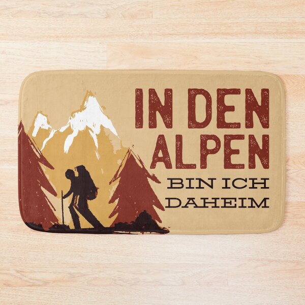 Item preview, I am at home in the Alps  designed and sold by arrowroses.