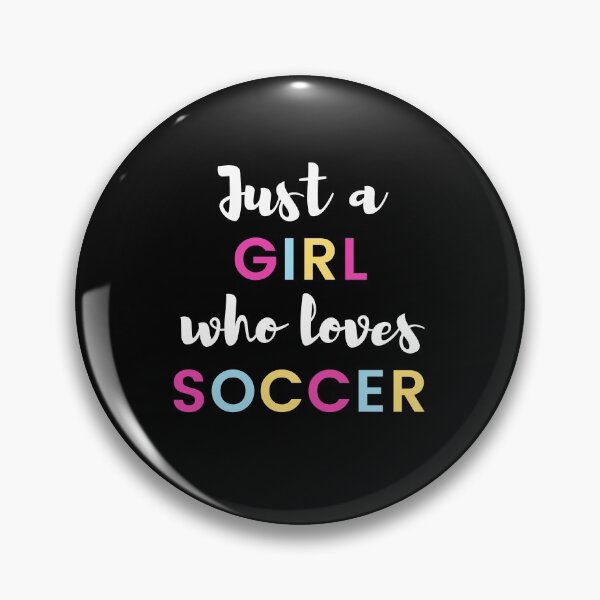 Item preview, Just a girl who loves soccer designed and sold by TheGreenGoat.