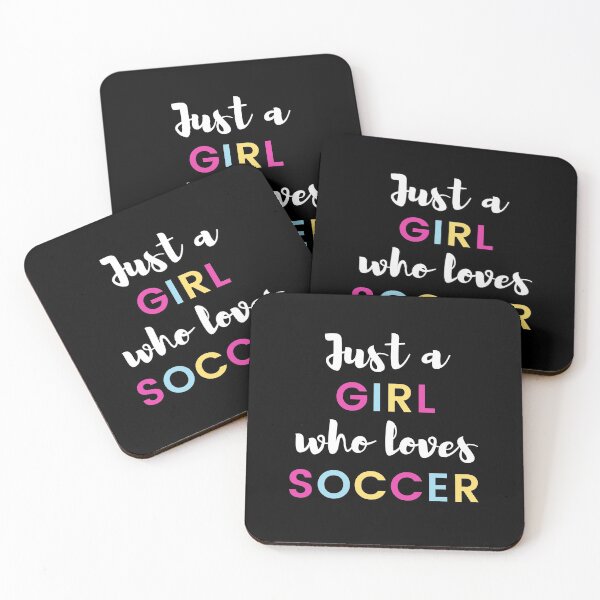 Item preview, Just a girl who loves soccer designed and sold by TheGreenGoat.