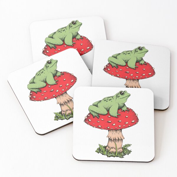 Item preview, Froggy Mushroom designed and sold by lozzanova.