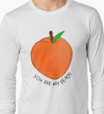 Pfirsich Langarmshirt