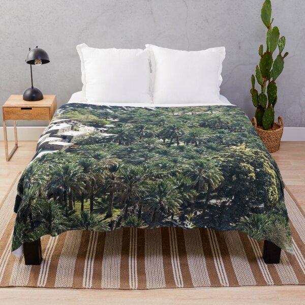 Item preview, Desert Oasis Village Palm Trees Landscape, Oman designed and sold by worldways.