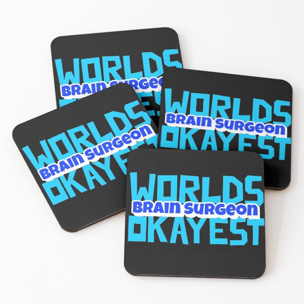 Item preview, Worlds Okayest Brain Surgeon Doctor Design designed and sold by 1chillin.
