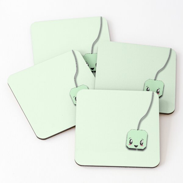 Item preview, light green cute tea label tag designed and sold by wiwiart.