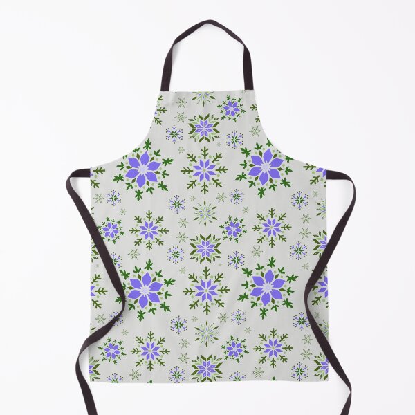 Item preview, Vintage Style Snowflake Pattern in Purple and Green designed and sold by Zurickdesigns.