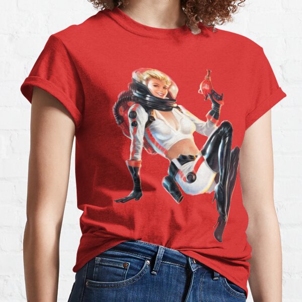 Stunning pinup girl in red rockabilly fashion T-Shirt by Jorgo Photography  - Fine Art America