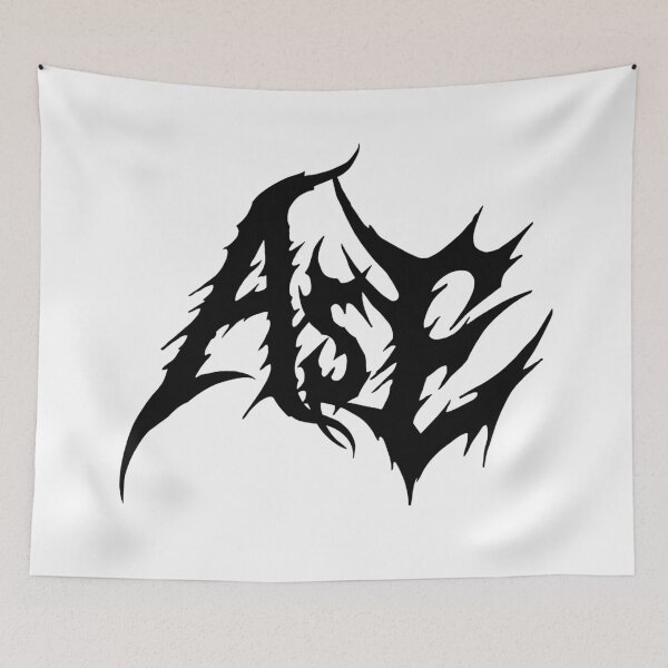 Item preview, A Scarred Existence Band Logo b/w designed and sold by ASE-Band.