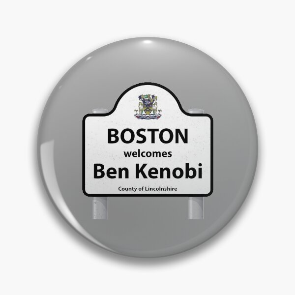 Item preview, Boston welcomes Kenobi (Lincolnshire) designed and sold by AvengingMeteor.