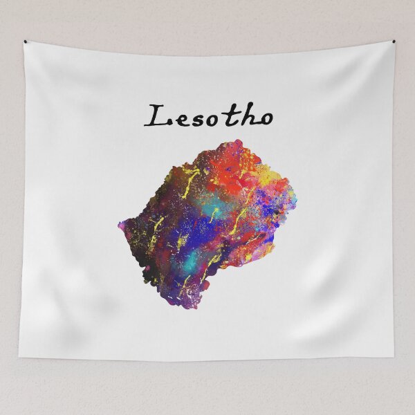 Item preview, Lesotho Quote Art Design Inspirational Motivation designed and sold by vividpixelusa.